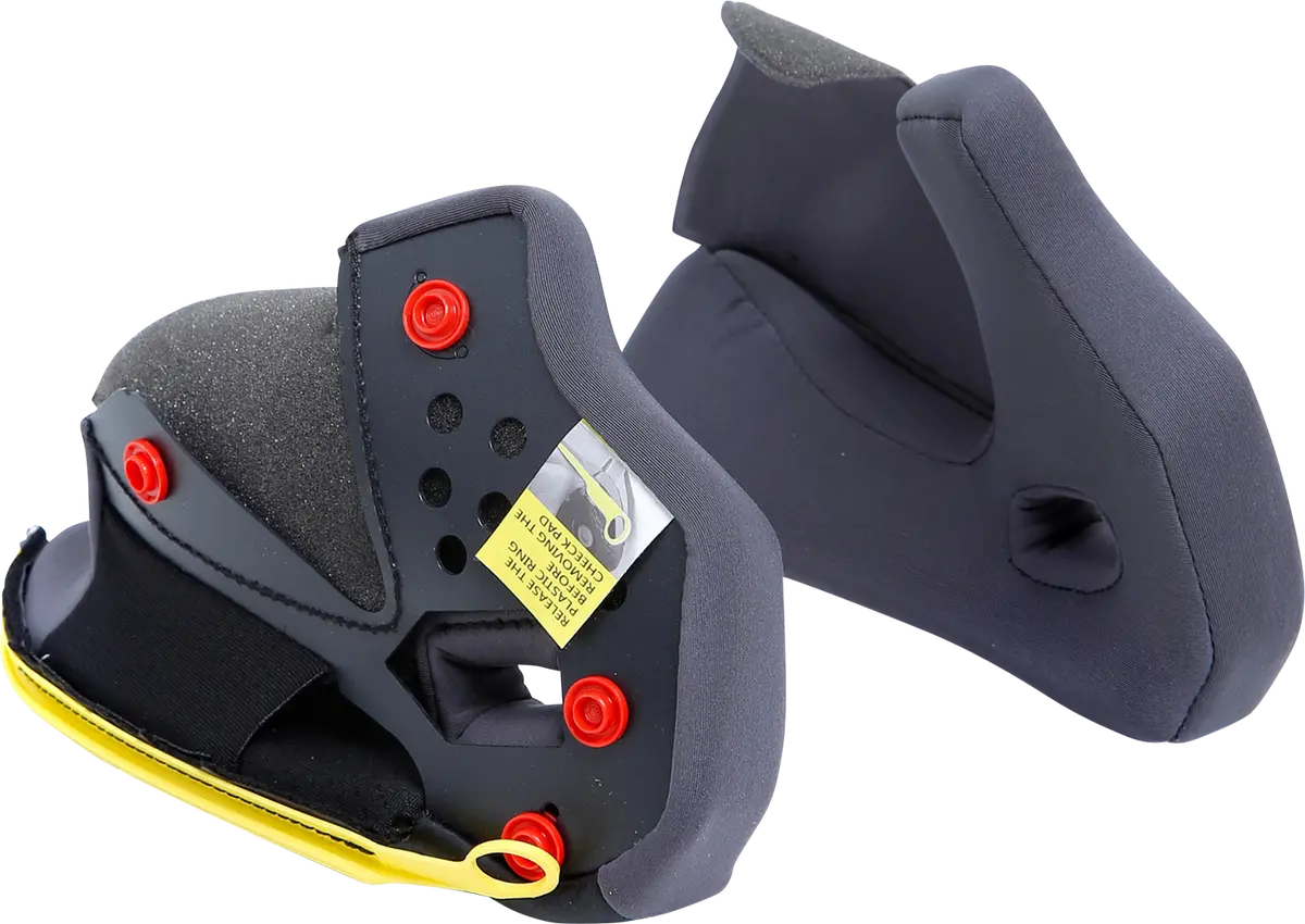 Agv Tourmodular Replacement Cheek Pads – Gray/Black, Size Xs/M (Model 20Kit93031629) 1