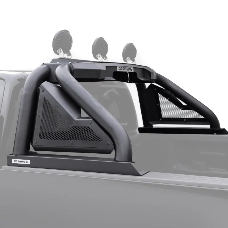 Go Rhino Sport Bar – Full-Size 2.0-Inch Tubular Roof Rack For 2007–2020 Toyota Tundra (Textured Black) 1