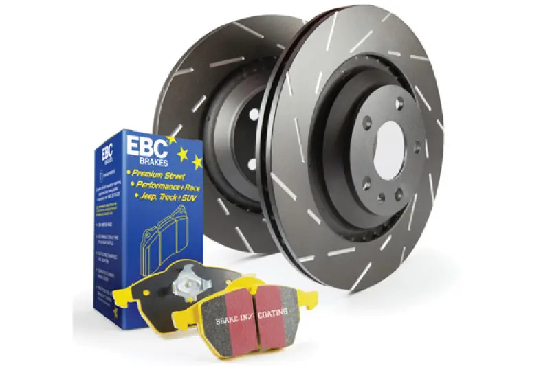 Ebc S9 Brake Kit – Yellowstuff Performance Pads Paired With Usr Drilled & Slotted Rotors 1