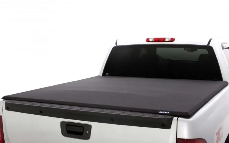 Lund Genesis Elite Roll-Up Tonneau Cover For 2017 Ford F-250 Super Duty (8-Foot Bed) – Sleek Black Design 1