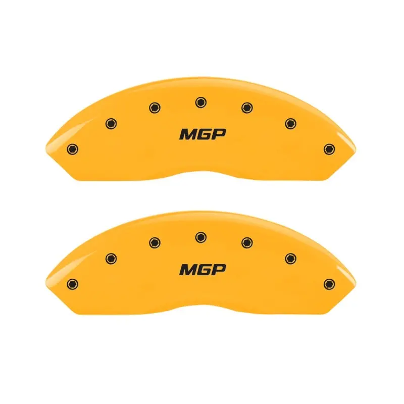 Mgp Yellow Engraved Front Brake Caliper Covers For 1997 Gmc Yukon – 2-Piece Kit 1