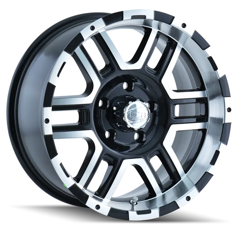 Ion Type 179 Forged Alloy Wheel – 20X9", 6X135 Bolt Pattern, 12Mm Offset, 87Mm Hub Bore, Black/Machined Finish 1