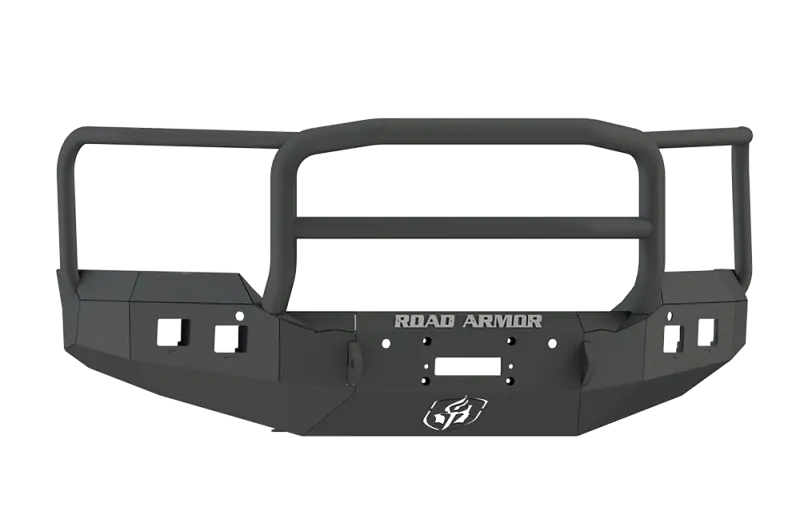 Road Armor Stealth Front Winch Bumper With Lonestar Guard For 2015–2019 Gmc 2500 – Textured Black 1