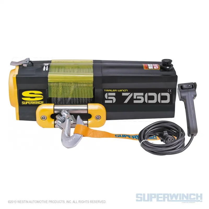 Superwinch 7500 Lbs 12 Vdc 5/16In X 54Ft Steel Rope S7500 Winch 1