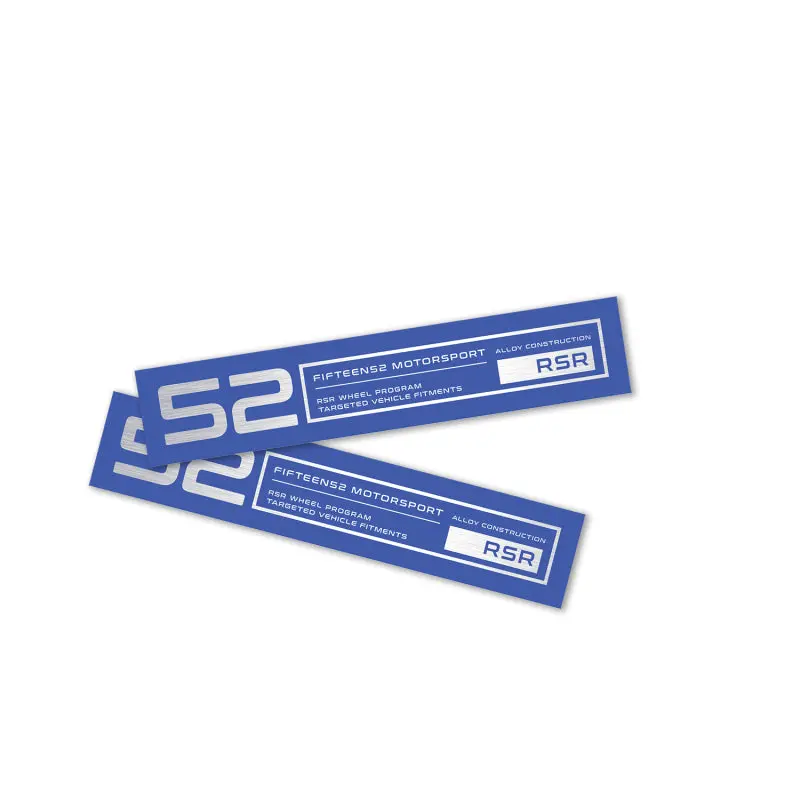 Fifteen52 Holeshot Rsr Wheel Lip Decals – Set Of Four, Blue 1