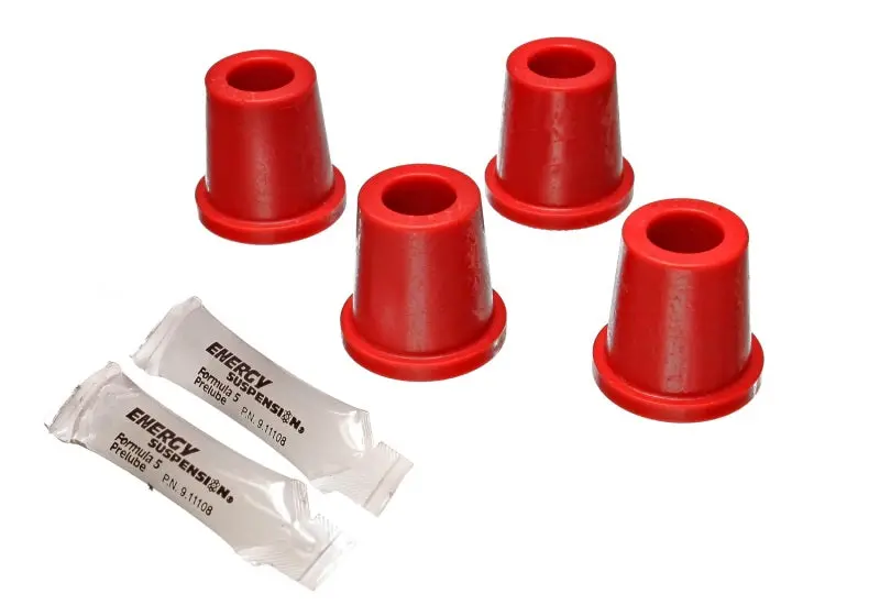 Energy Suspension 87-96 Mitsubishi 2Wd Pu / 79-93 Dodge D-50 Pu Red Front Control Arm Bushing Set 1