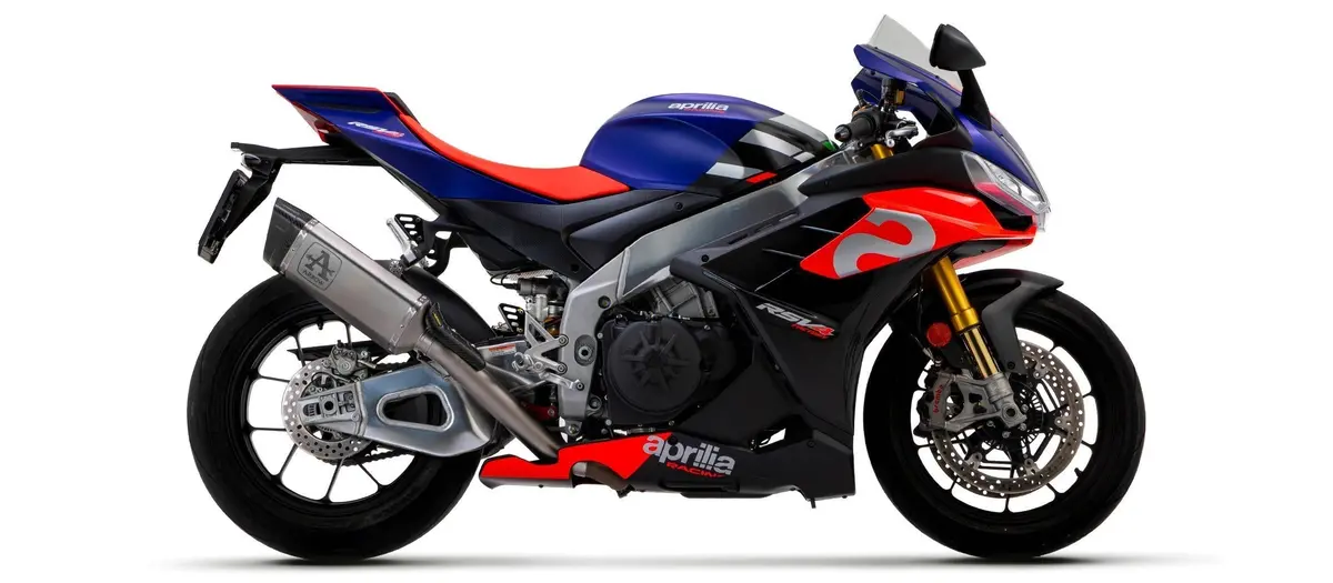 Arrow Racing Pista Muffler With Link Pipe – Compatible With 2021–2024 Aprilia Rsv4 1100 & Tuono V4 1100 1