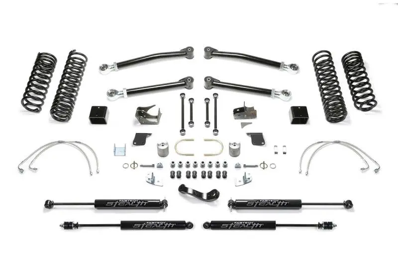 Fabtech 5-Inch Trail Lt Lift Kit With Stealth Shocks For 2007–2018 Jeep Jk 2-Door 4Wd 1