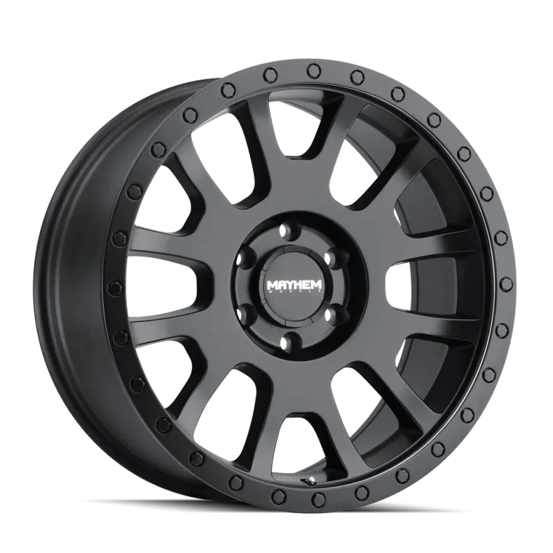 Mayhem Scout Matte Black Alloy Wheel – 20X9", 6X139.7 Bolt Pattern, 18Mm Offset, 106Mm Hub Bore 1