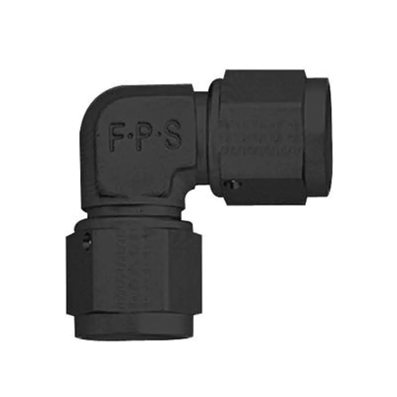 Fragola -8An Female Tube Coupler – Matte Black Finish 1
