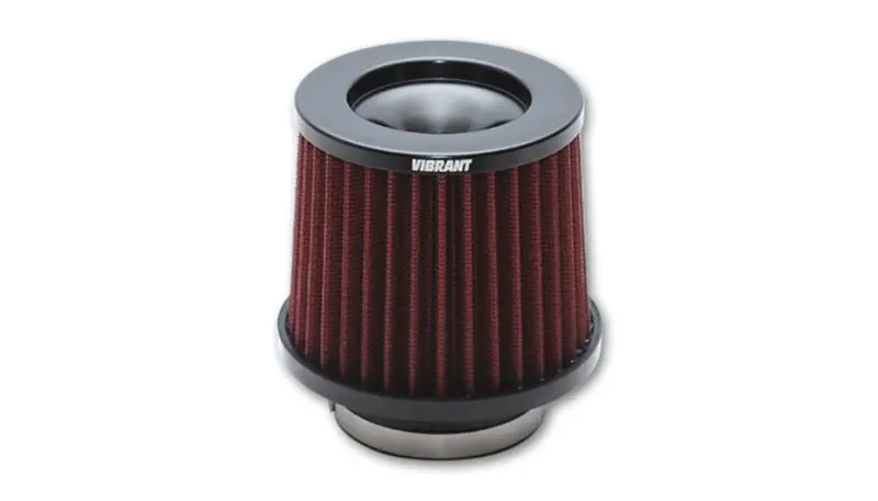 Vibrant Classic Performance Cone Air Filter – 5.25 In Od × 5 In Height × 4 In Id Inlet 1