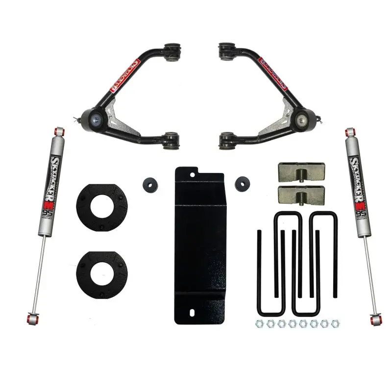 Skyjacker Uca Lift Kit With M9500 Monotube Rear Shocks For 2017–2018 Gm 1500 4Wd (3.5–4 Inch Lift) 1