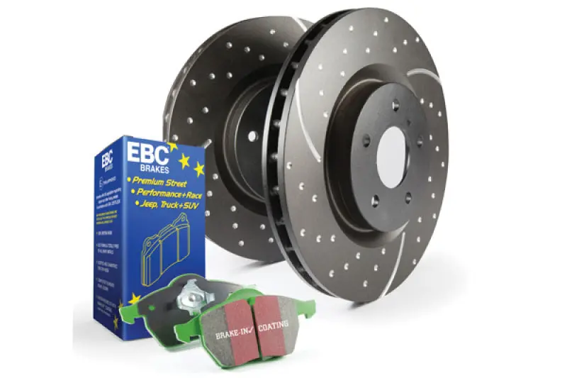 Greenstuff 2000 Brake Pads & Gd Rotors – Stage 10 Performance Kit 1
