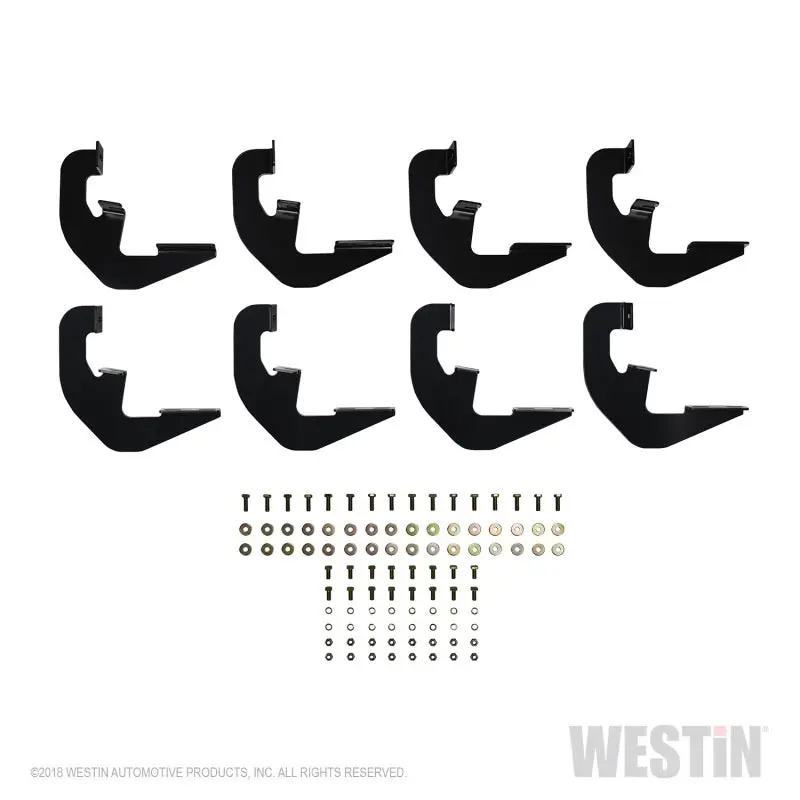 Westin Running Board Mount Kit – Black, Designed For 2019 Chevrolet Silverado/Sierra 1500 Double/Cc Cabs (Non-Ld) 1