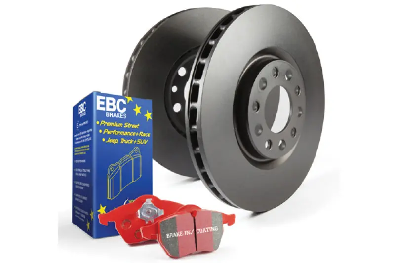 Stage 12 High-Performance Brake Kit: Ebc Redstuff Pads With Rk Sport Rotors 1
