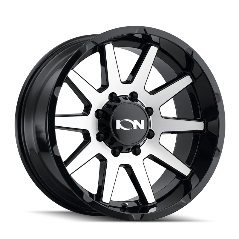 Ion Type 143 Forged Alloy Wheel – 20X10", 8X170Mm Bolt Pattern, -19Mm Offset, 125.2Mm Hub Bore, Black/Machined Face 1