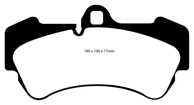 Ebc 04-07 Porsche Cayenne 3.2 Redstuff Front Brake Pads 1