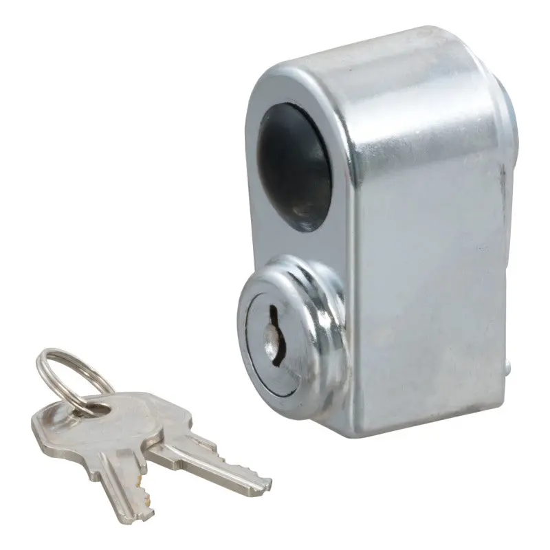 Curt Chrome-Plated Spare Tire Lock With Keyed Alike Security 1