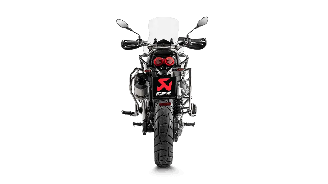 Akrapovic Slip-On Exhaust For 2019-2020 Moto Guzzi V85 Tt 1