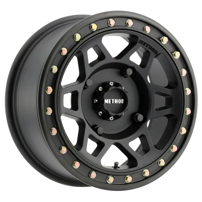 Method Mr405 Utv Beadlock 15X7 4+3/+13Mm Offset 4X136 106Mm Cb Matte Black W/Bh-H24100 Wheel 1