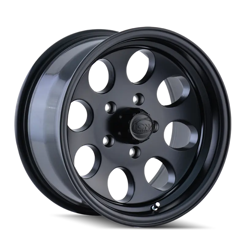 Ion Type 171 18X9 / 8X165.1 Bp / 0Mm Offset / 130.8Mm Hub Matte Black Wheel 1