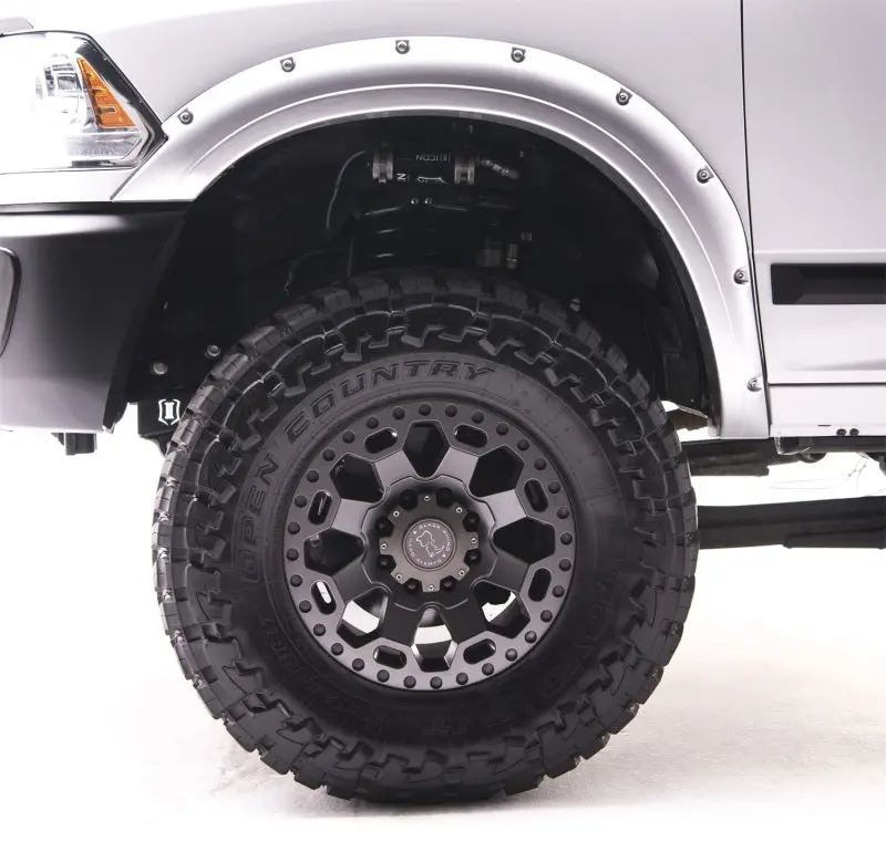 Egr Bolt-On Style Color-Matched Fender Flares For 2010+ Dodge Ram Hd – Bright Silver Metallic 1