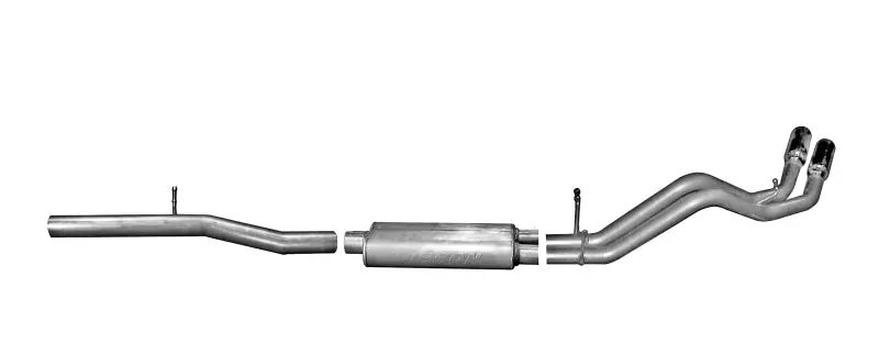 Gibson Cat-Back Dual Exhaust System For 2014–2019 Cadillac Escalade Esv 6.2L – Stainless Steel Sport Tuning 1