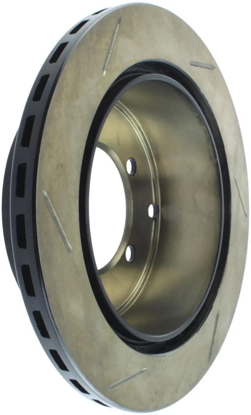 Stoptech Power Slot Slotted Rear Brake Rotor For 1991–1996 Dodge Stealth 2Wd & 1990–1999 Mitsubishi 3000Gt 1