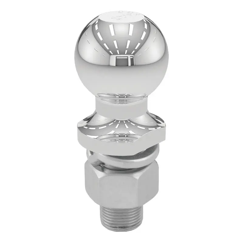 Curt Chrome Trailer Ball – 2″ Diameter, 1″ × 2-1/8″ Shank, 7,500 Lb Capacity 1
