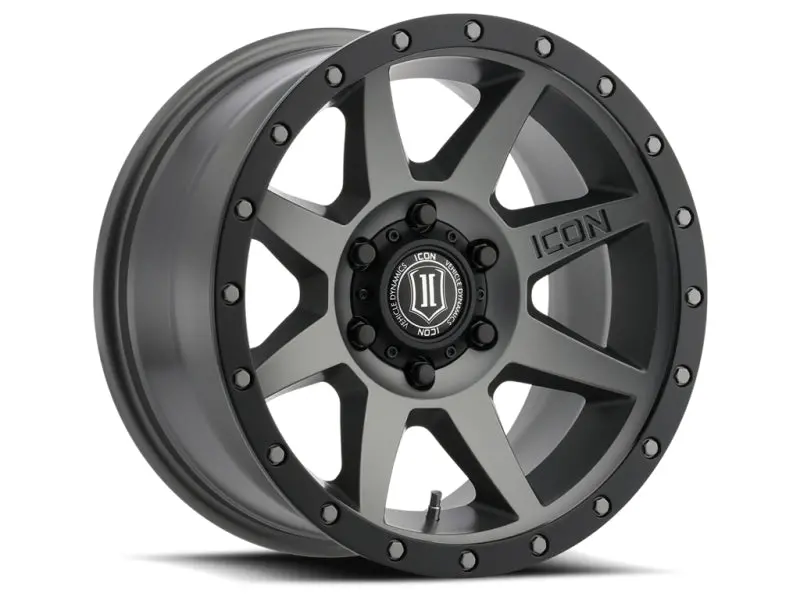 Icon Rebound Titanium Alloy Wheel – 17X8.5 Inch, 5X150 Bolt Pattern, 25Mm Offset, 5.75In Backspace, 110.1Mm Center Bore 1