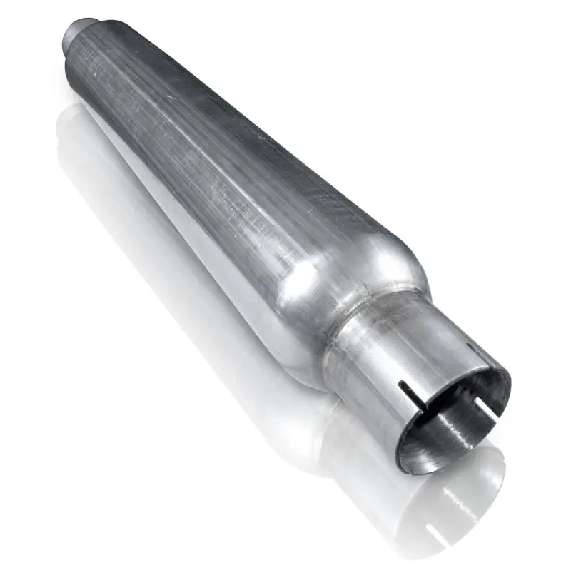 Stainless Works 2.25In Smooth Tube Muffler (Mill Finish) 1