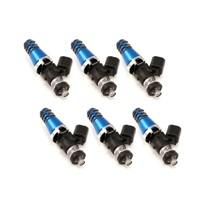 Injector Dynamics 1340Cc High-Flow Fuel Injectors – 60Mm Length, Blue Top, Denso Lower Cushion (6-Piece Set) 1