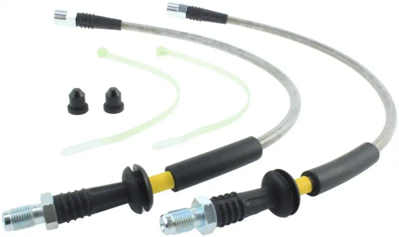 Stoptech Stainless Steel Front Brake Line Kit For 1989–1997 Bmw M5, 840Ci, 850Ci, 850Csi, And 850I 1