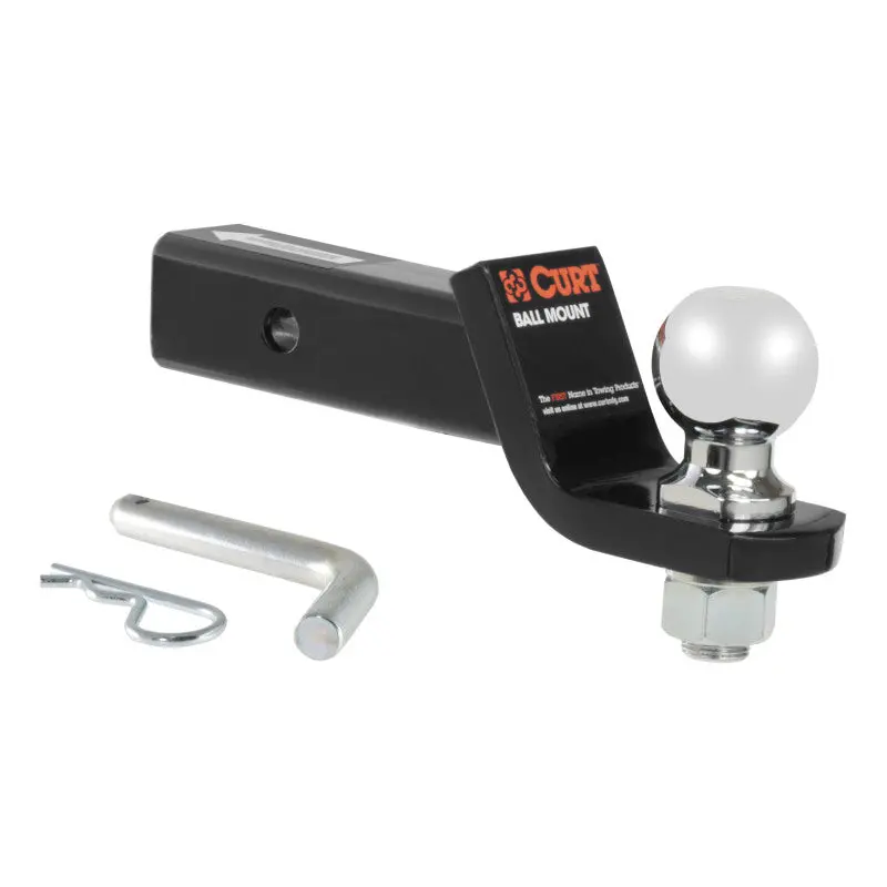 Curt Heavy-Duty Ball Mount With 2-5/16" Hitch Ball – 2" Shank, 7,500 Lb Capacity, 2" Drop 2