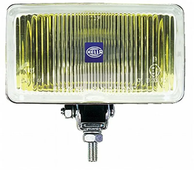 Hella Yellow Fog Light Headlamp – Zfh Series, 0°/180° Swivel, Metal Housing, Single Beam 1