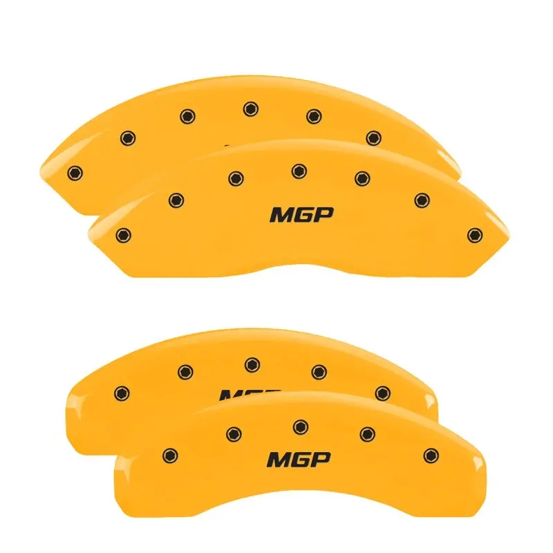 Mgp Engraved Caliper Covers – Yellow Finish With Black Text, Designed For 2018 Jeep Wrangler 1
