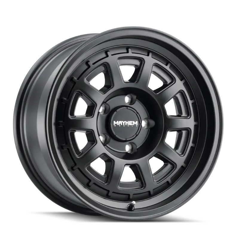 Mayhem Voyager 18X9 Matte Black Wheel – 8X180 Bolt Pattern, Zero Offset, 124.1Mm Hub Bore 1