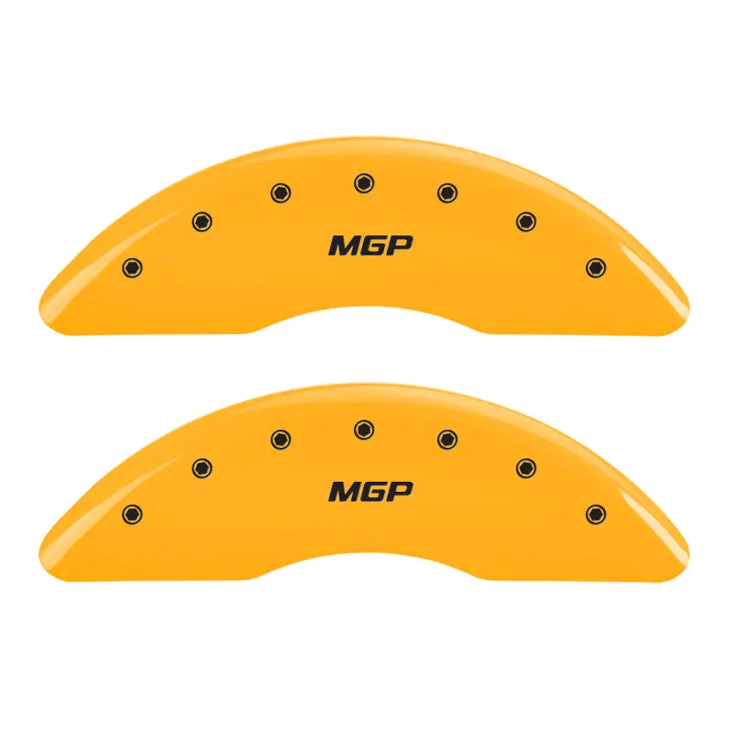 Mgp Black-Finish Engraved Brake Caliper Covers – Front And Rear Set 1