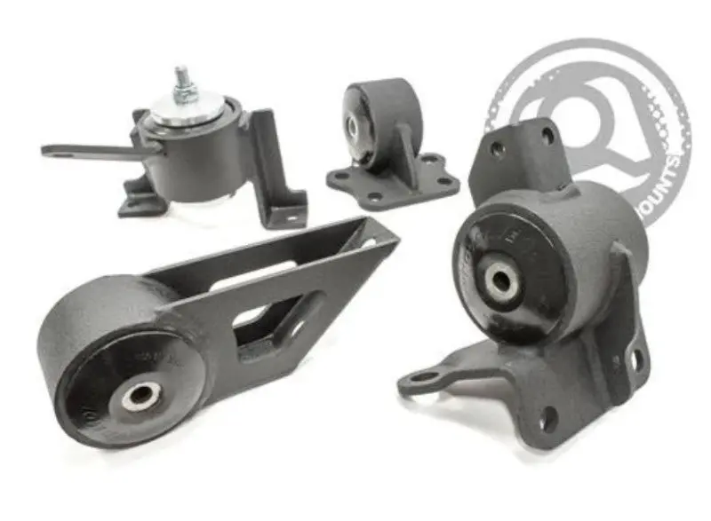 Innovative Black Steel Motor Mounts With 75A Bushings For 2005–2012 Lotus Elise & Exige (2Zz Engine) 1