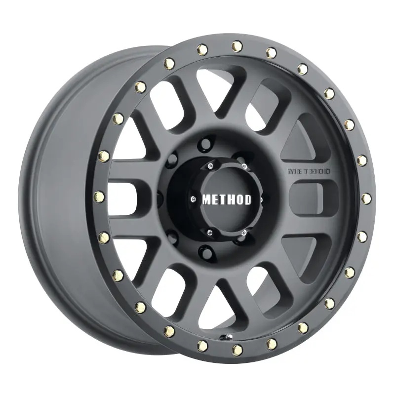Method Mr309 Grid 17X8.5 0Mm Offset 8X6.5 130.81Mm Cb Titanium/Black Street Loc Wheel 1