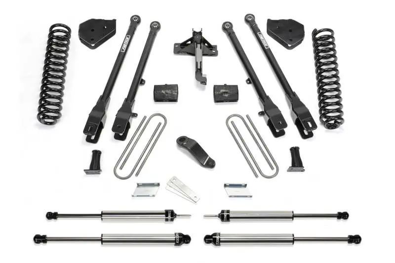 Fabtech 6-Inch 4-Link Lift System With Dual-Mode Shocks For 2018 Ford F-450/F-550 4Wd Diesel 1