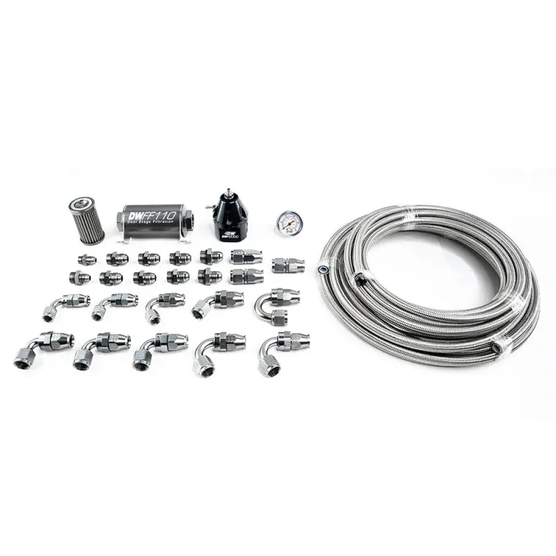 Deatschwerks X2 Series Ptfe Fuel Line Kit – -10An, Designed For 2011–2019 Ford Mustang 1