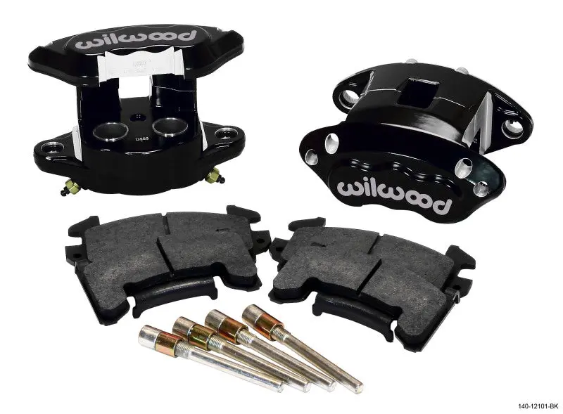 Wilwood D154 Rear Brake Caliper Kit – Black Anodized, Dual 1.12In Pistons, Designed For 1.04In Rotors 1